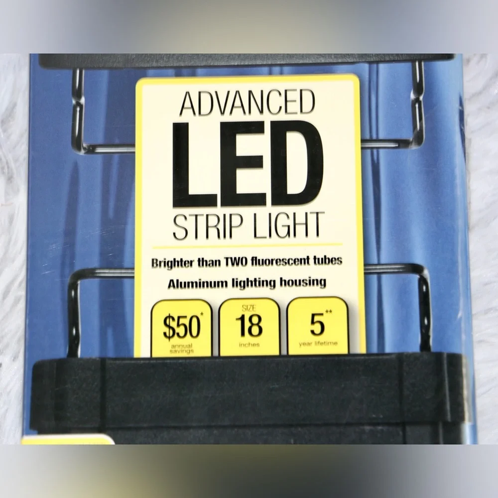 Marineland LED Aquarium Light 18” Strip Bright Output Fish Tank Light New
